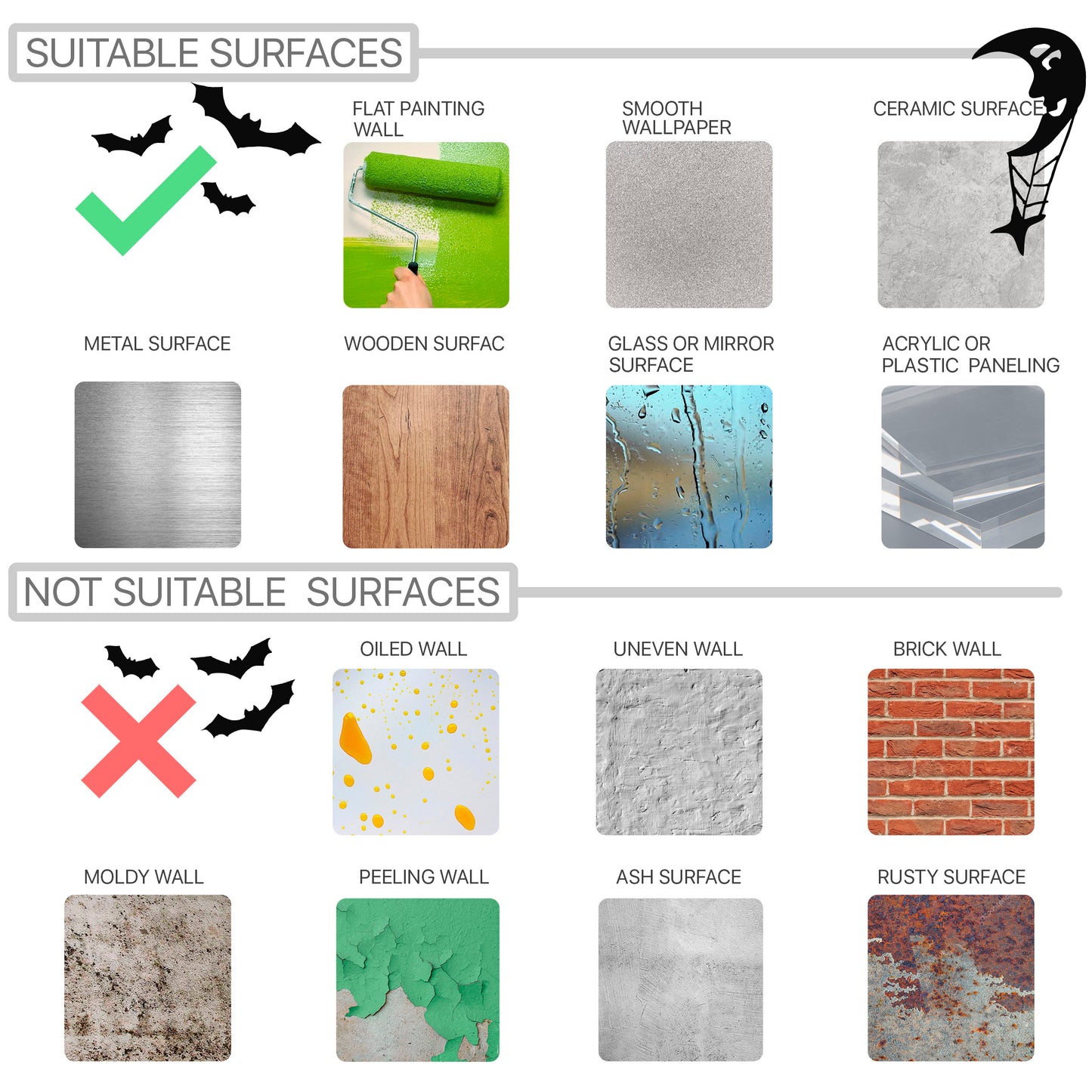 Halloween Wall Decals Window Clings Halloween Stickers Party Supplies