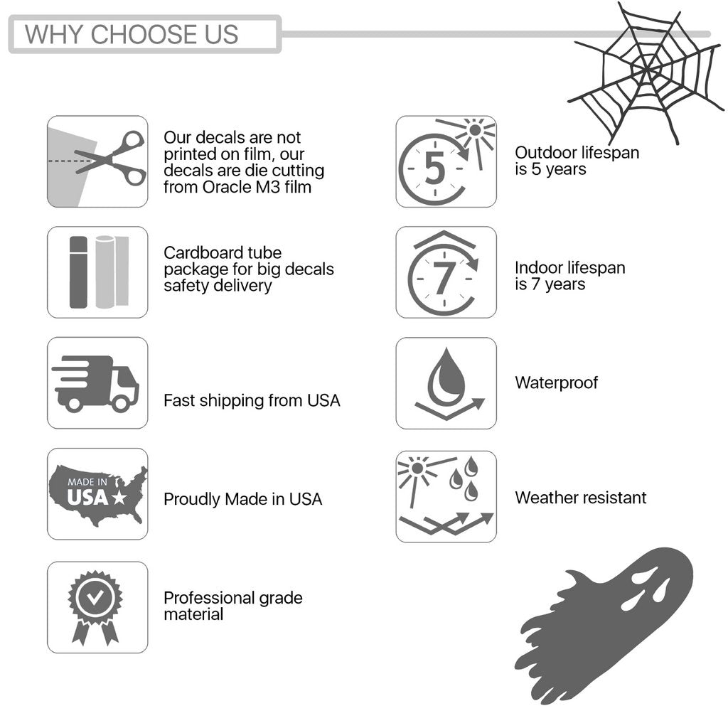 Halloween Wall Decals Window Clings Halloween Stickers Party Supplies