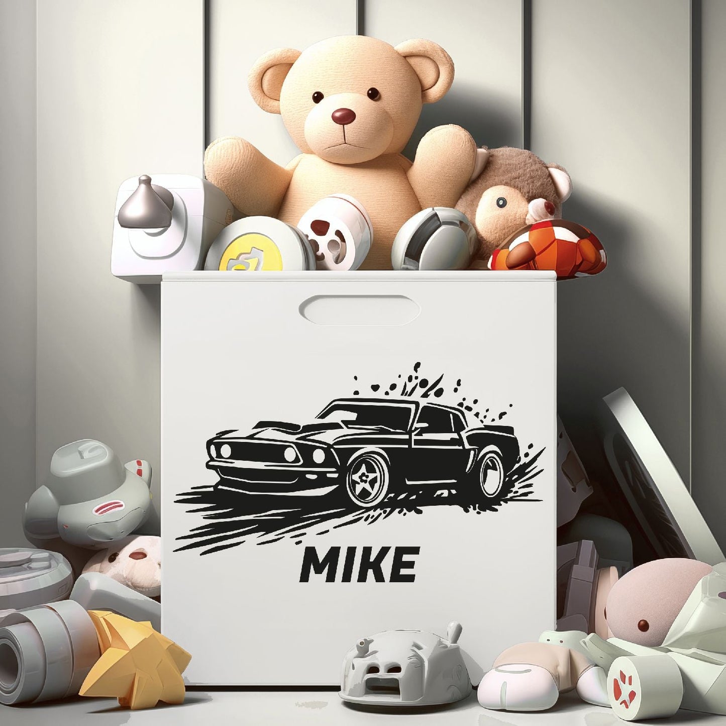 Race Car Wall Decals - Wall Decals Cars - Boys Car Wall Stickers - Customized Racing Decals - Boys Bedroom Decor - Boys Wall Stickers for Bedroom