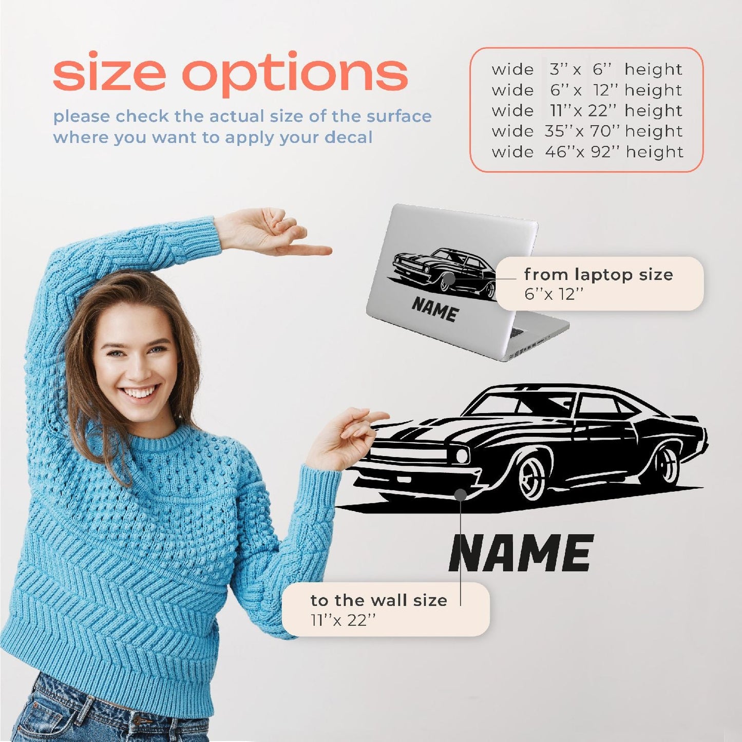 Race Car Wall Decals - Race Car Wall Decals - Boys Wall Stickers for Bedroom - Racing Car Theme Sticker - Personalized Bedroom Decor