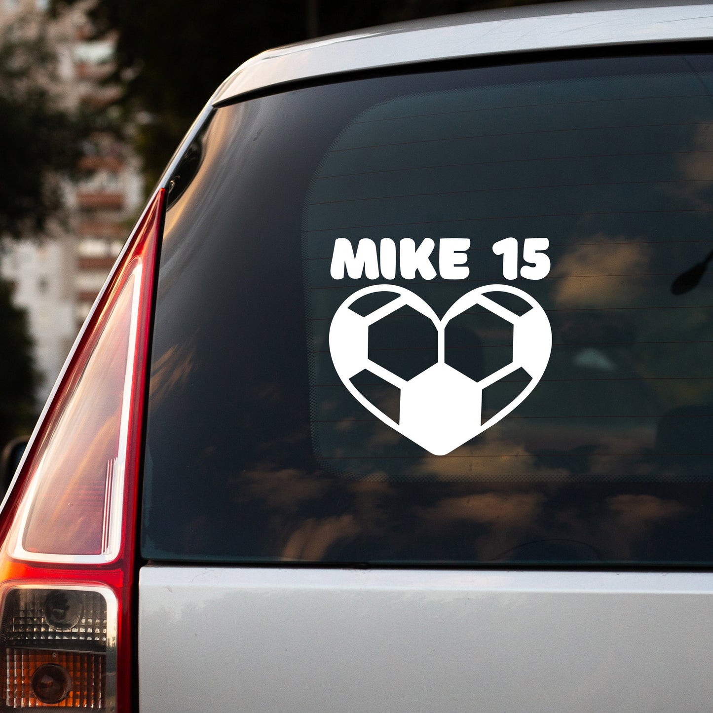 Soccer Silhouette Wall Decal - Wall Decal Soccer Players - Custom Name Wall Decal Soccer - Personalized Custom Soccer Player Wall Decal