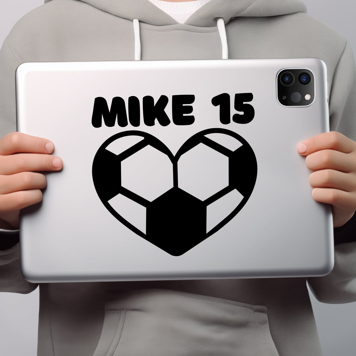 Soccer Silhouette Wall Decal - Wall Decal Soccer Players - Custom Name Wall Decal Soccer - Personalized Custom Soccer Player Wall Decal