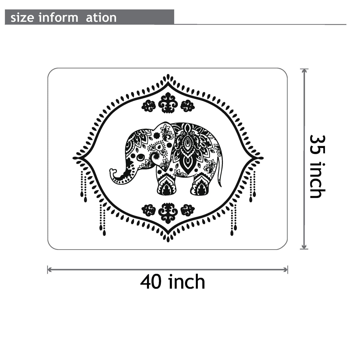 Wall Decal Indian Baby Elephant Nursery Hinduism Hindu Stickers Large Decor