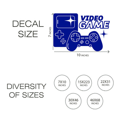 Gaming Room Wall Vinyl Decal