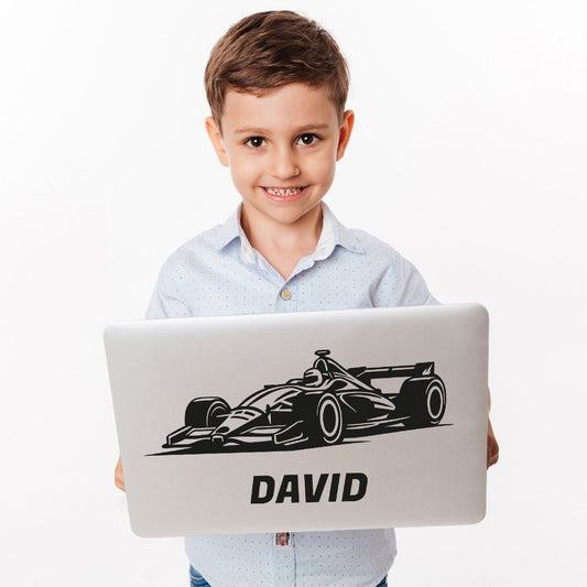 Boys Wall Decals Cars - Car Wall Decals for Boys Room - Racing Car Wall Decals - Custom Name Race Car Decals - Cars Wall Decals for Boys Room