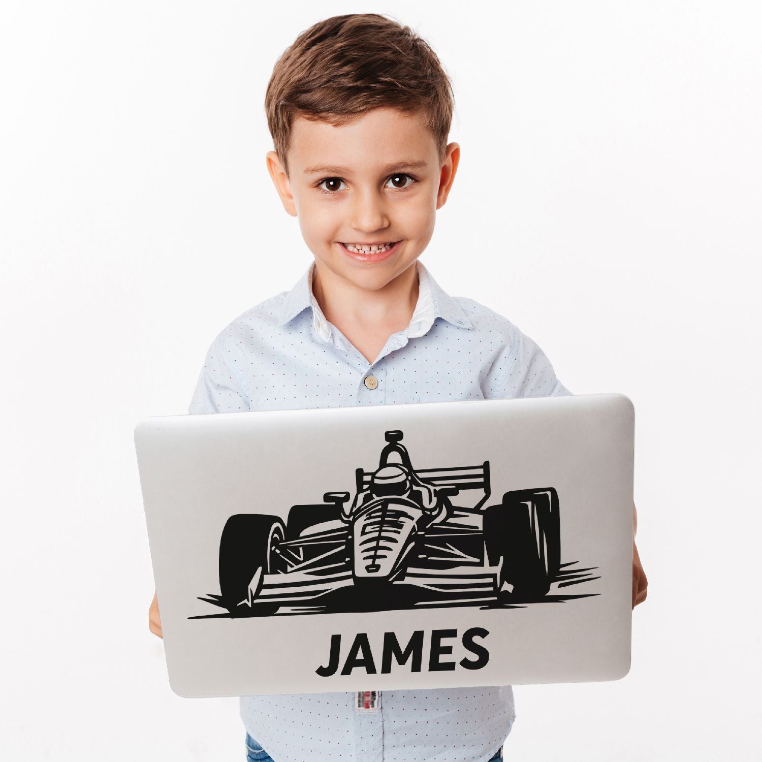 Custom Racing Name Wall Decal - Personalized Sport Car Wall Stickers - Racing Name Wall Decal - Race Car Name Decal