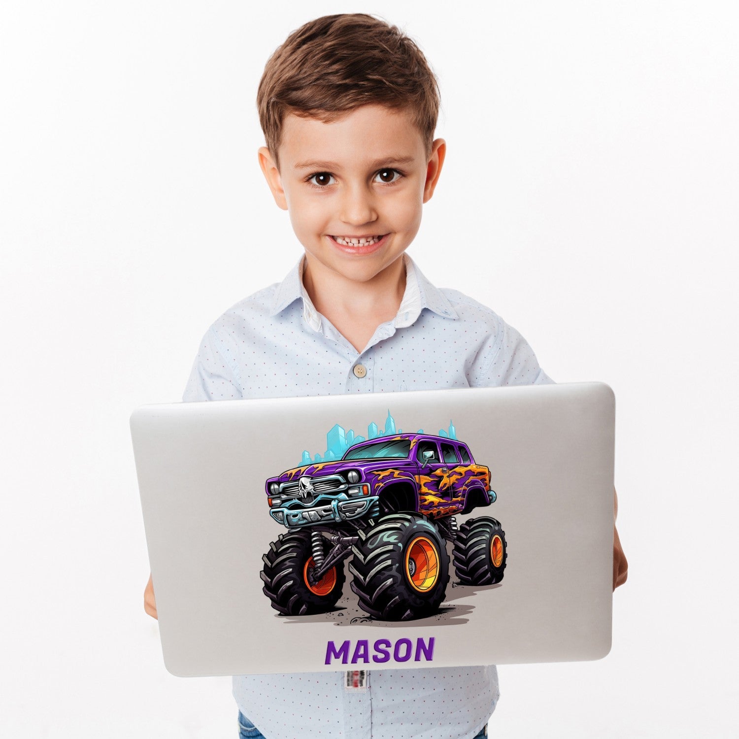 Car Truck Wall Decals - Monster Jam Wall Decals for Boys Room - Colorfull Truck Wall Decals - Monster Truck Wall Stickers - Kids Truck Wall Decals