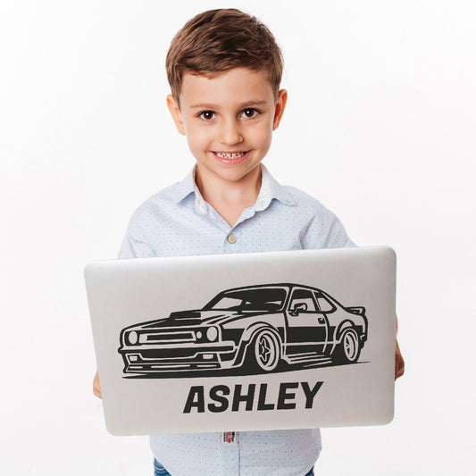 Custom Racing Name Wall Decal - Personalized Car Wall Decal - Race Car Name Decal - Boys Room Decor - Race Car Wall Decals for Boys Room
