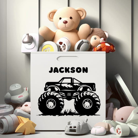 Monster Truck Wall Decals - Monster Truck Wall Decal for Boys Room - Monster Truck Wall Stickers - Monster Truck Decor for Boys Room