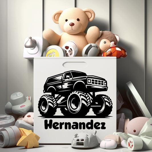 Monster Truck Room Decor for Boys - Monster Truck Bedroom Decor for Boys - Monster Truck Wall Decals for Kids Rooms - Monster Truck Stickers