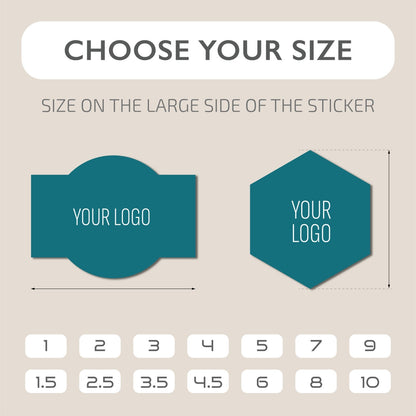Custom Stickers for Business Logo -  Business Stickers Customize Logo - Custom Logo Stickers for Business - Personalized Stickers Labels for Business