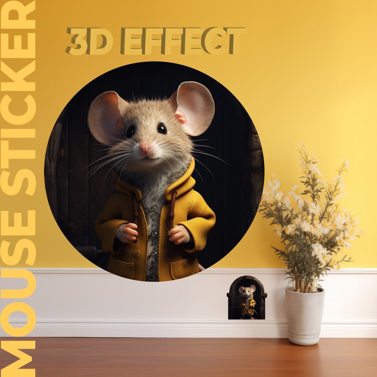 Mouse Hole  Decal