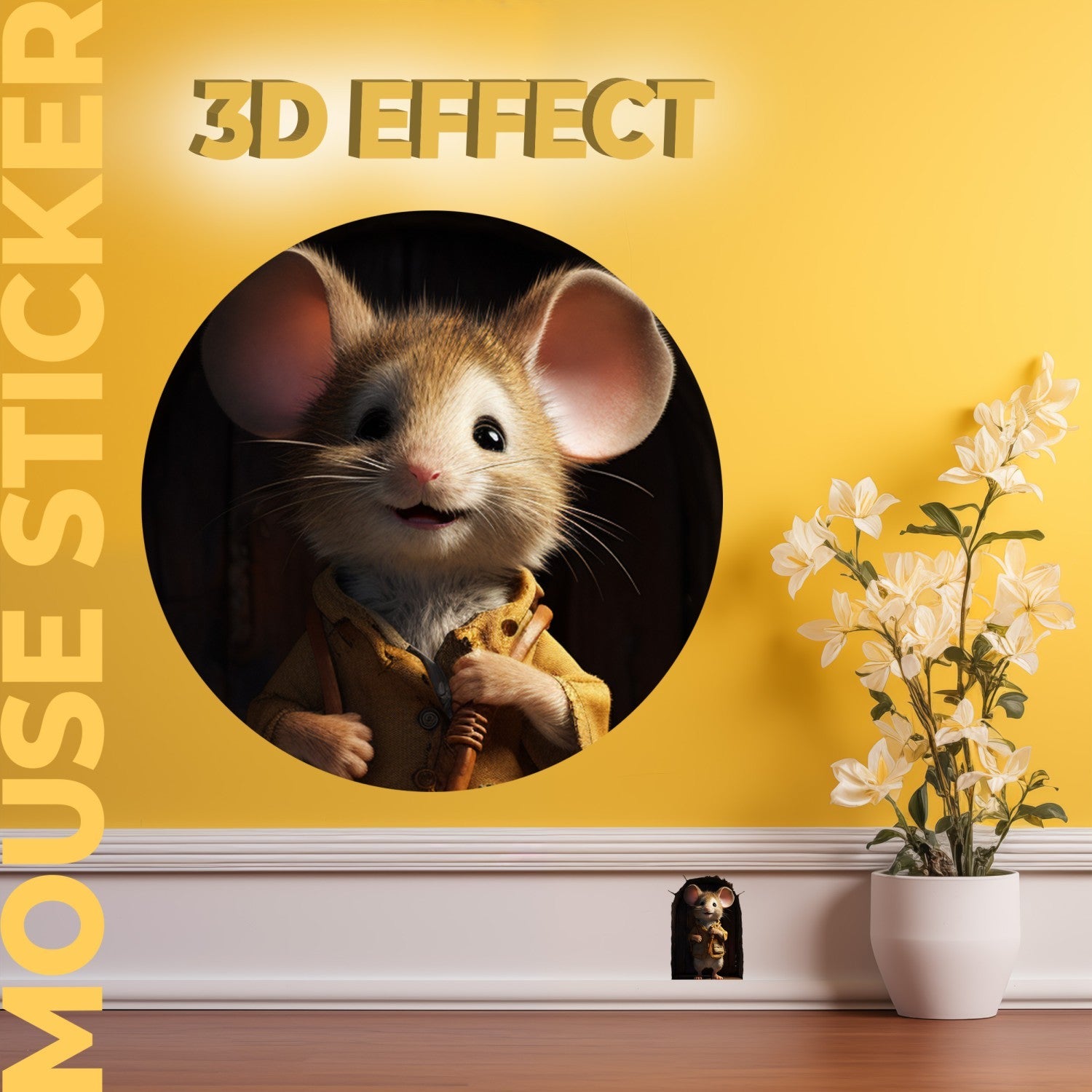 Cartoon Mouse Sticker