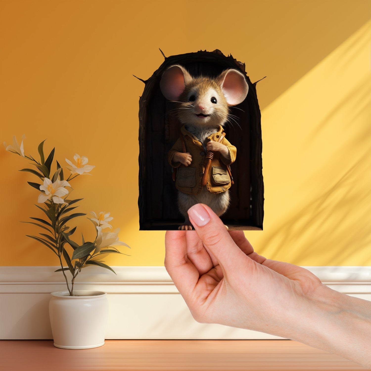 Mouse Hole  Decal
