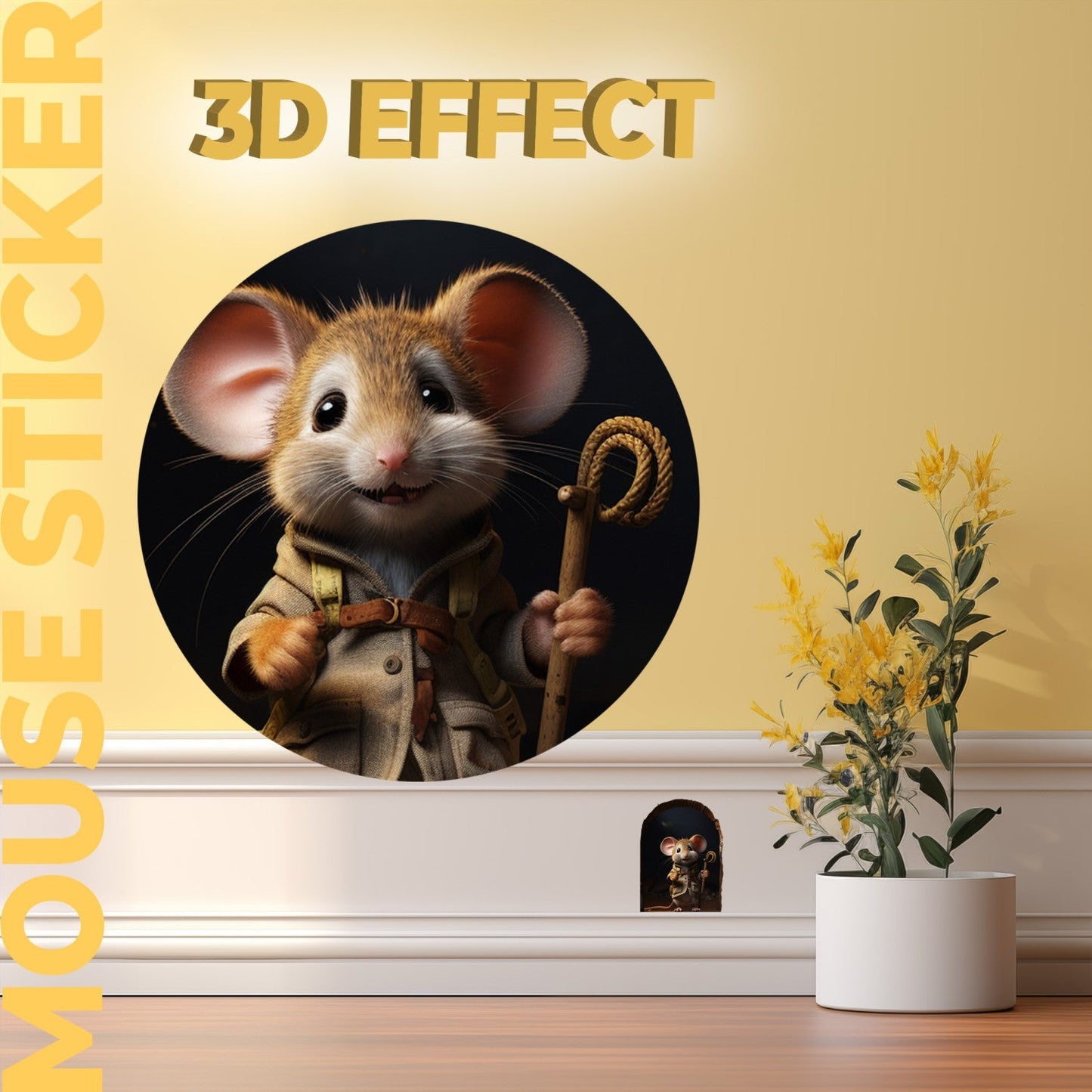 Mouse Hole  Decal