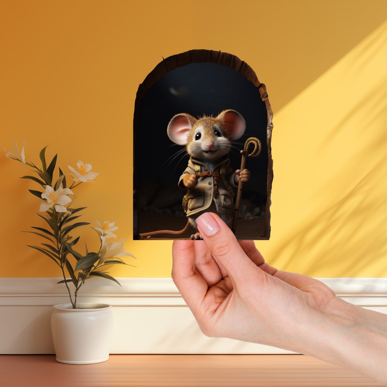 Cartoon Mouse Sticker
